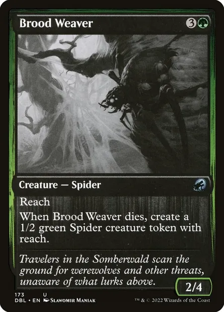Brood Weaver, Magic card DBL 173 — Innistrad: Double Feature set