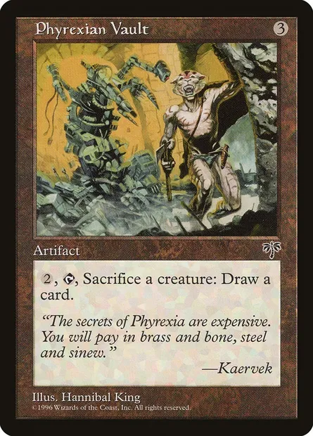 Arche phyrexiane, carte Magic MIR 316 — extension Mirage