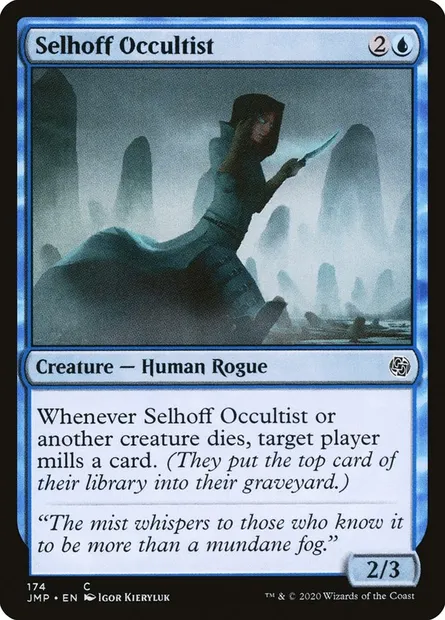 Selhoff Occultist, Magic card JMP 174 — Jumpstart set