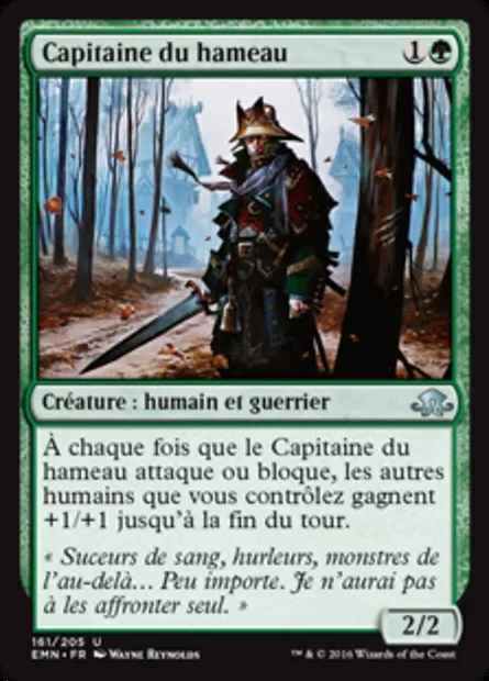 Capitaine du hameau, carte Magic EMN 161 — extension La lune hermétique