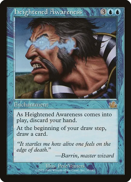 Heightened Awareness, Magic card PCY 37 — Prophecy set