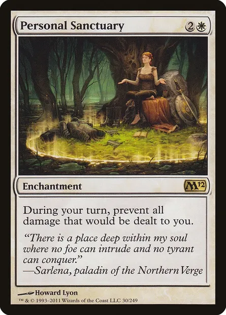 Personal Sanctuary, Magic card M12 30 — Magic 2012 set