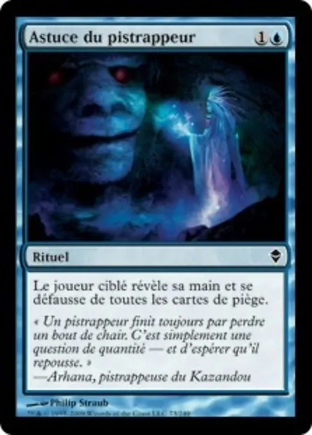 Astuce du pistrappeur, carte Magic ZEN 73 — extension Zendikar