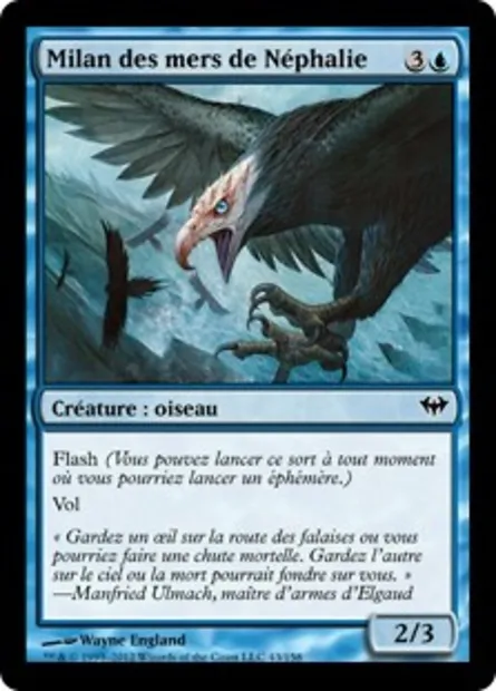 Milan des mers de Néphalie, carte Magic DKA 43 — extension Obscure Ascension