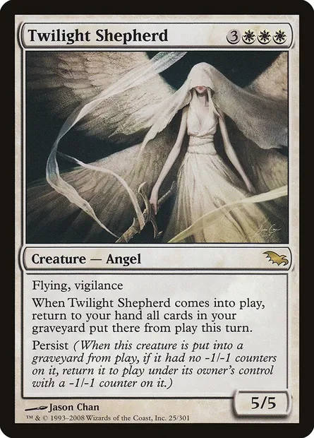 Twilight Shepherd, Magic card SHM 25 — Shadowmoor set