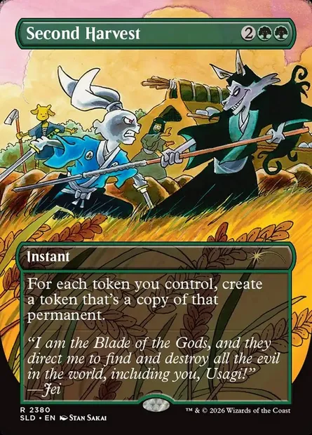 Second Harvest, Magic card SLD 2380 — Secret Lair Drop set