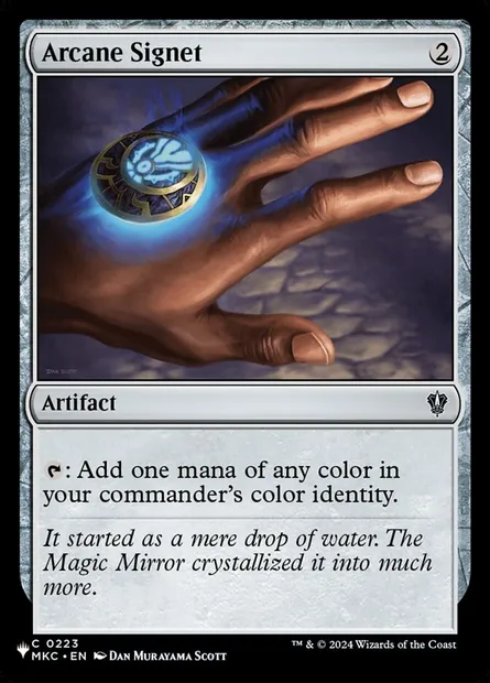 Arcane Signet, Magic card PLST MKC-223 — The List set