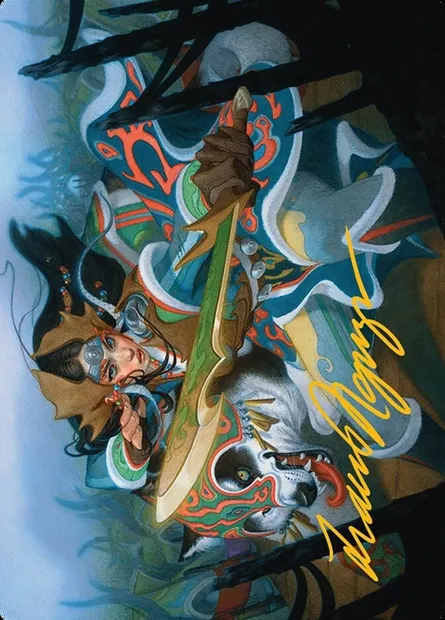 Eshki Dragonclaw // Eshki Dragonclaw, Magic card ATDM 23 — Tarkir: Dragonstorm Art Series set