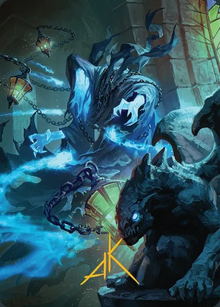 Mausoleum Wanderer // Mausoleum Wanderer, Magic card AINR 7 — Innistrad Remastered Art Series set