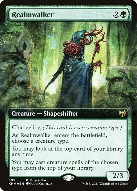 Realmwalker, Magic card KHM 399 — Kaldheim set