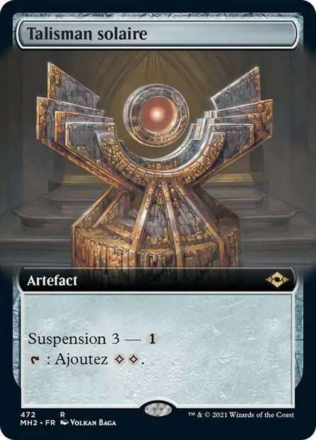 Talisman solaire, carte Magic MH2 472 — extension Horizons du Modern 2