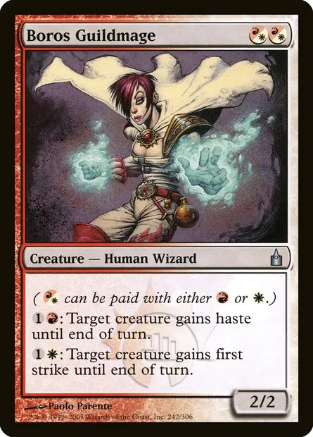 Boros Guildmage, Magic card RAV 242 — Ravnica: City of Guilds set