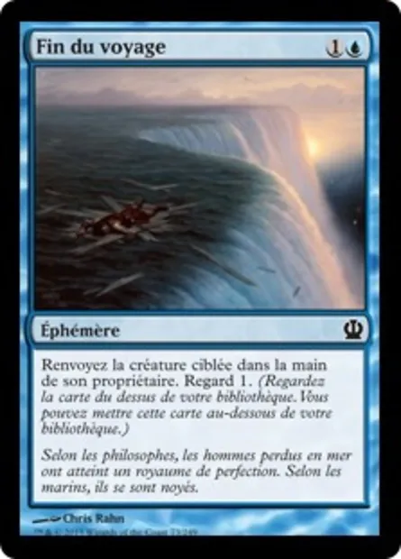 Fin du voyage, carte Magic THS 73 — extension Theros