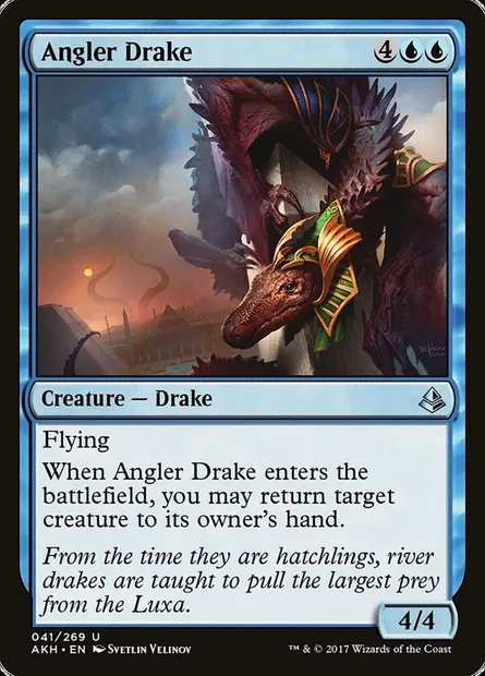 Angler Drake, Magic card AKH 41 — Amonkhet set