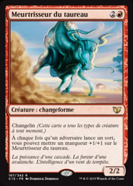 Meurtrisseur du taureau, carte Magic C15 167 — extension Commander 2015