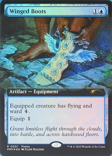 Winged Boots, Magic card PMEI 2023-7 — Media and Collaboration Promos set