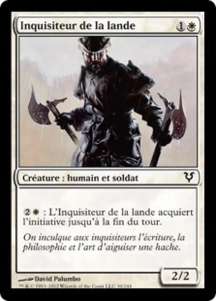 Inquisiteur de la lande, carte Magic AVR 30 — extension Avacyn ressuscitée