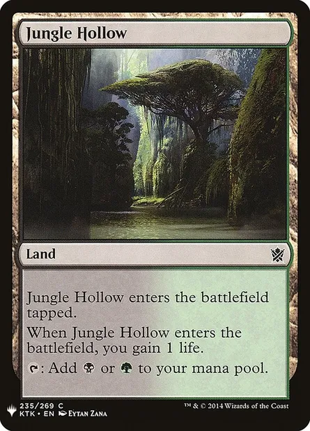 Dépression de jungle, carte Magic PLST KTK-235 — extension The List