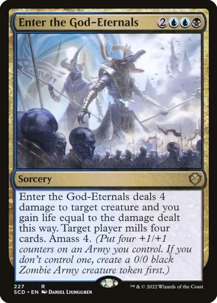 Enter the God-Eternals, Magic card SCD 227 — Starter Commander Decks set