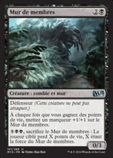 Mur de membres, carte Magic M15 121 — extension Magic 2015