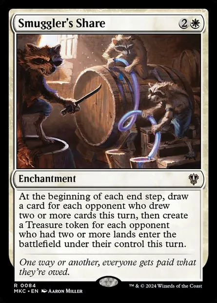 Smuggler's Share, Magic card MKC 84 — Murders at Karlov Manor Commander set