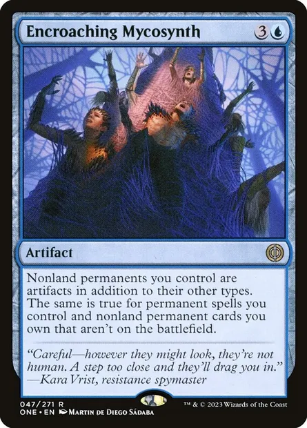 Encroaching Mycosynth, Magic card ONE 47 — Phyrexia: All Will Be One set