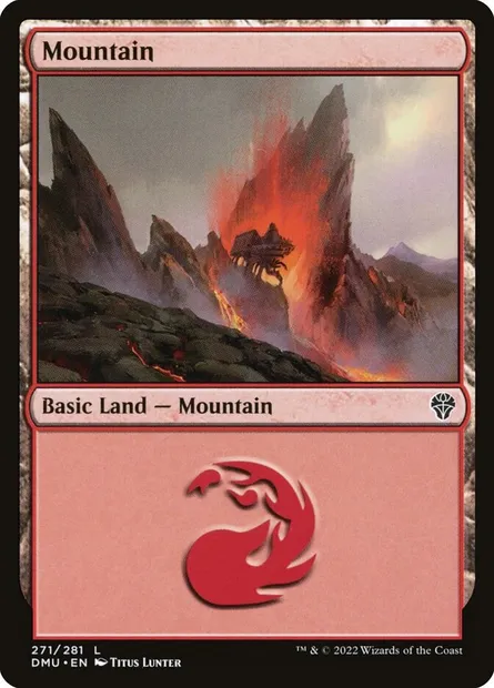 Mountain, Magic card DMU 271 — Dominaria United set