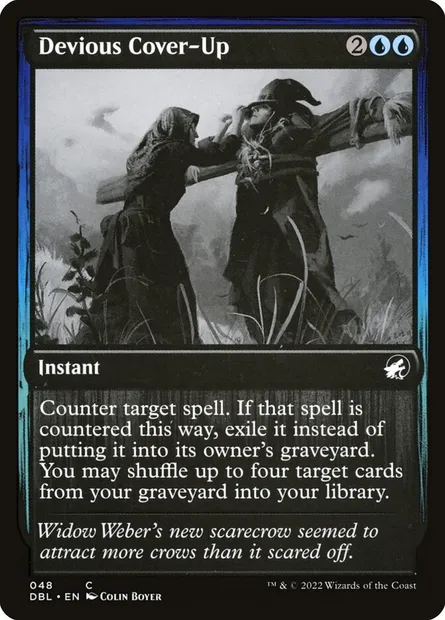 Dissimulation fourbe, carte Magic DBL 48 — extension Innistrad : Double Programme