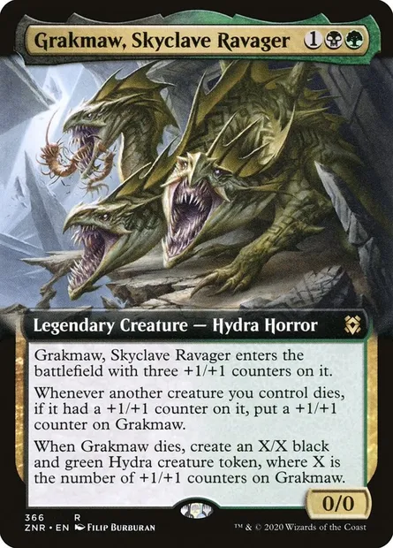 Grakmaw, Skyclave Ravager, Magic card ZNR 366 — Zendikar Rising set
