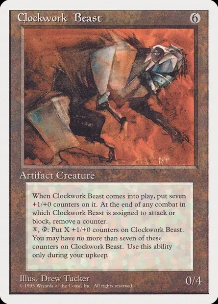 Clockwork Beast, Magic card RQS 48 — Rivals Quick Start Set set