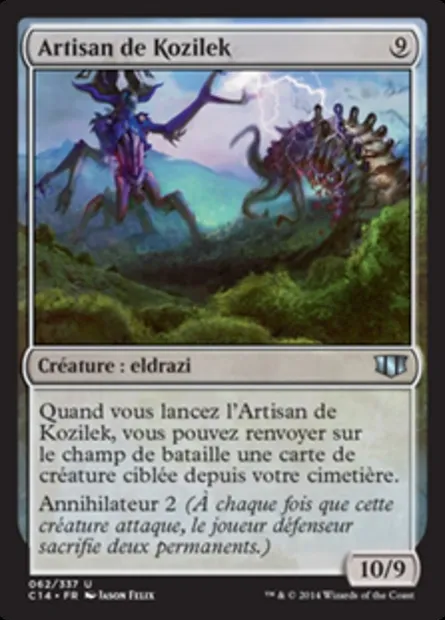 Artisan de Kozilek, carte Magic C14 62 — extension Commander 2014