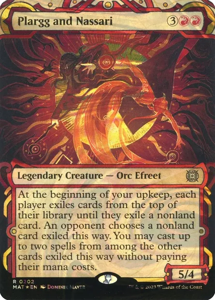 Plargg and Nassari, Magic card MAT 202 — March of the Machine: The Aftermath set