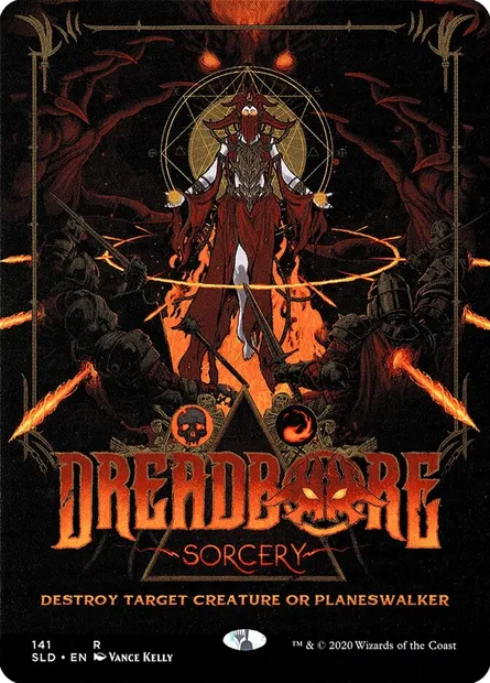 Vrille d'effroi, carte Magic SLD 141 — extension Secret Lair Drop