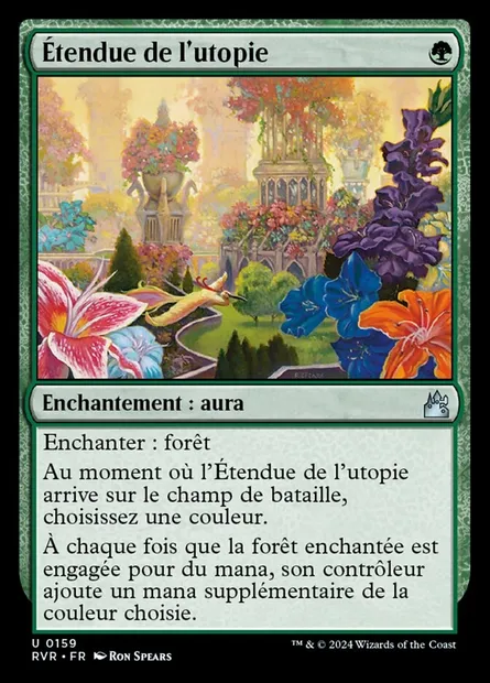 Étendue de l'utopie, carte Magic RVR 159 — extension Ravnica Remastered