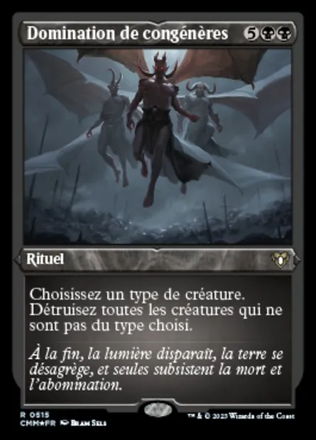 Domination de congénères, carte Magic CMM 515 — extension Commander Masters