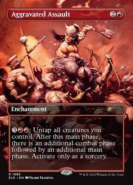 Aggravated Assault, Magic card SLD 1983 — Secret Lair Drop set