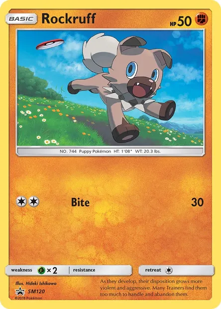 Rocabot, carte Pokémon SM 120 — extension Promo SM