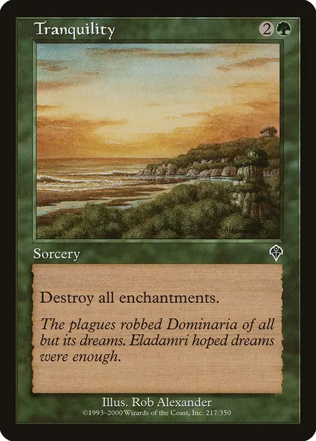 Tranquility, Magic card INV 217 — Invasion set