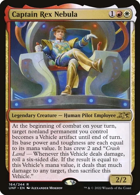 Captain Rex Nebula, Magic card UNF 164 — Unfinity set