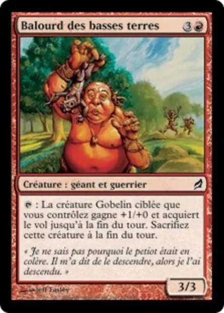 Balourd des basses terres, carte Magic LRW 184 — extension Lorwyn