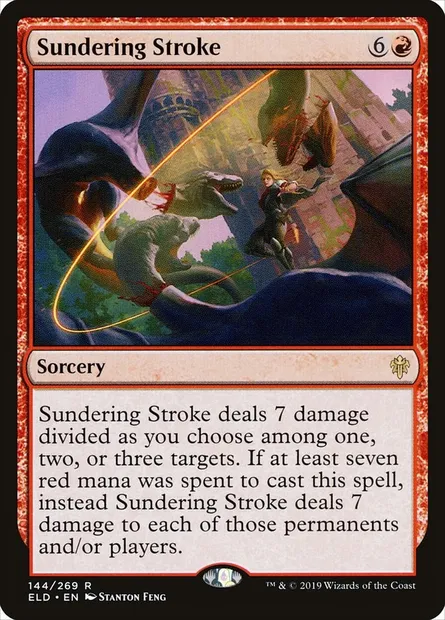 Sundering Stroke, Magic card ELD 144 — Throne of Eldraine set