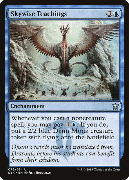Skywise Teachings, Magic card DTK 79 — Dragons of Tarkir set