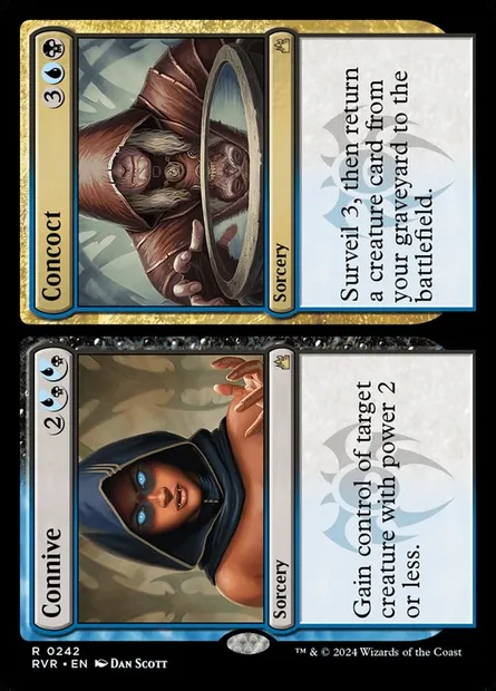 Connive // Concoct, Magic card RVR 242 — Ravnica Remastered set