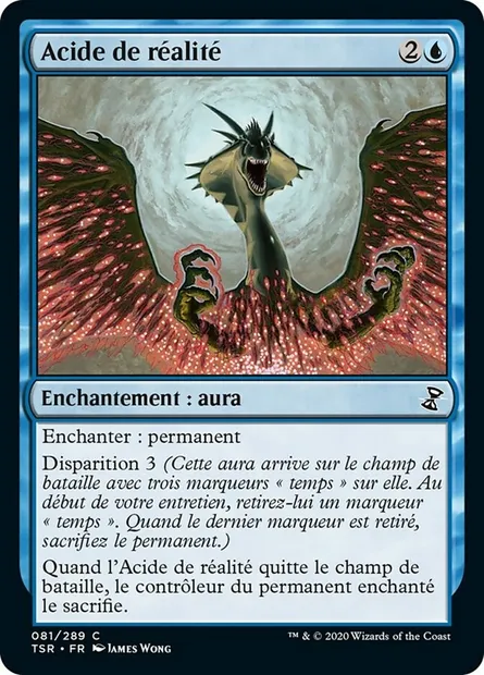 Acide de réalité, carte Magic TSR 81 — extension Spirale Temporelle Remastered