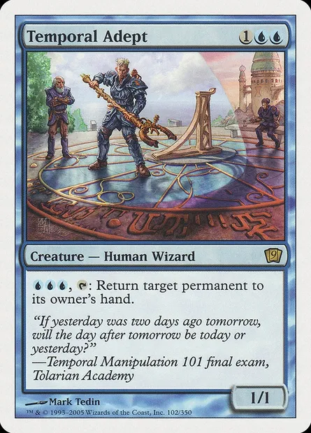 Temporal Adept, Magic card 9ED 102 — Ninth Edition set