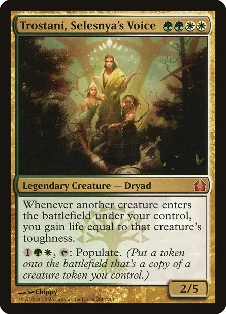 Trostani, Selesnya's Voice, Magic card RTR 206 — Return to Ravnica set