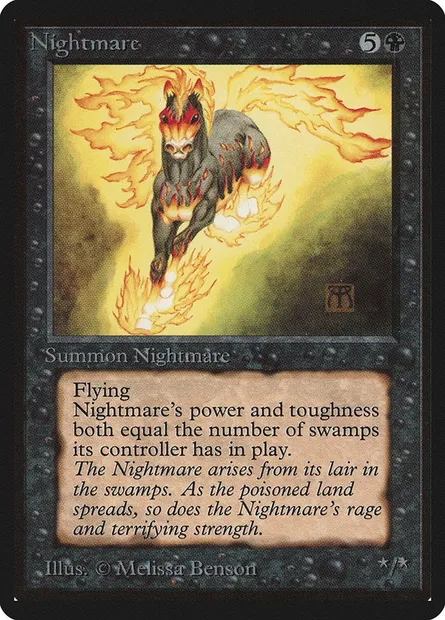 Nightmare, Magic card LEB 119 — Limited Edition Beta set