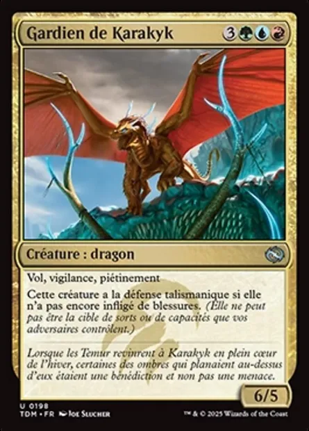 Gardien de Karakyk, carte Magic TDM 198 — extension Tarkir: Dragonstorm