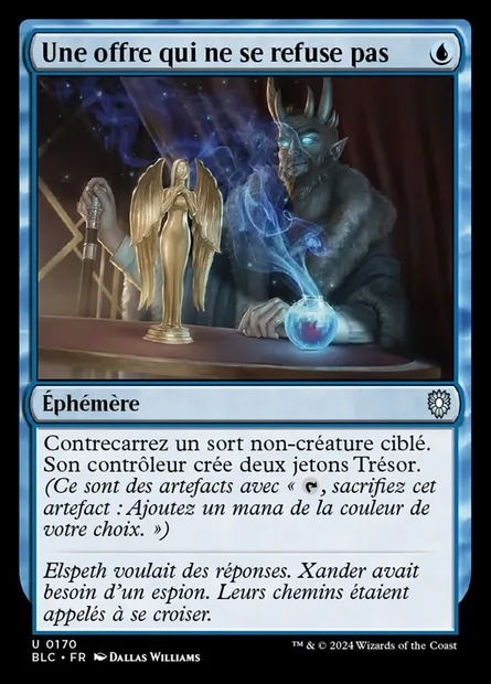 Une offre qui ne se refuse pas, carte Magic BLC 170 — extension Bloomburrow Commander