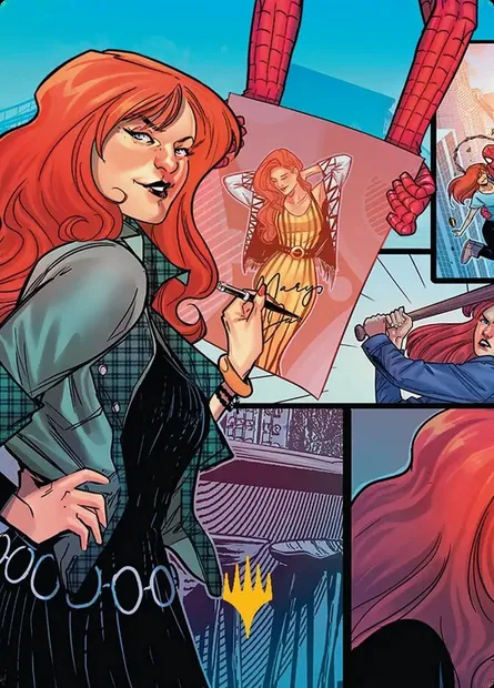 Mary Jane Watson // Mary Jane Watson, carte Magic ASPM 50 — extension Marvel's Spider-Man Art Series